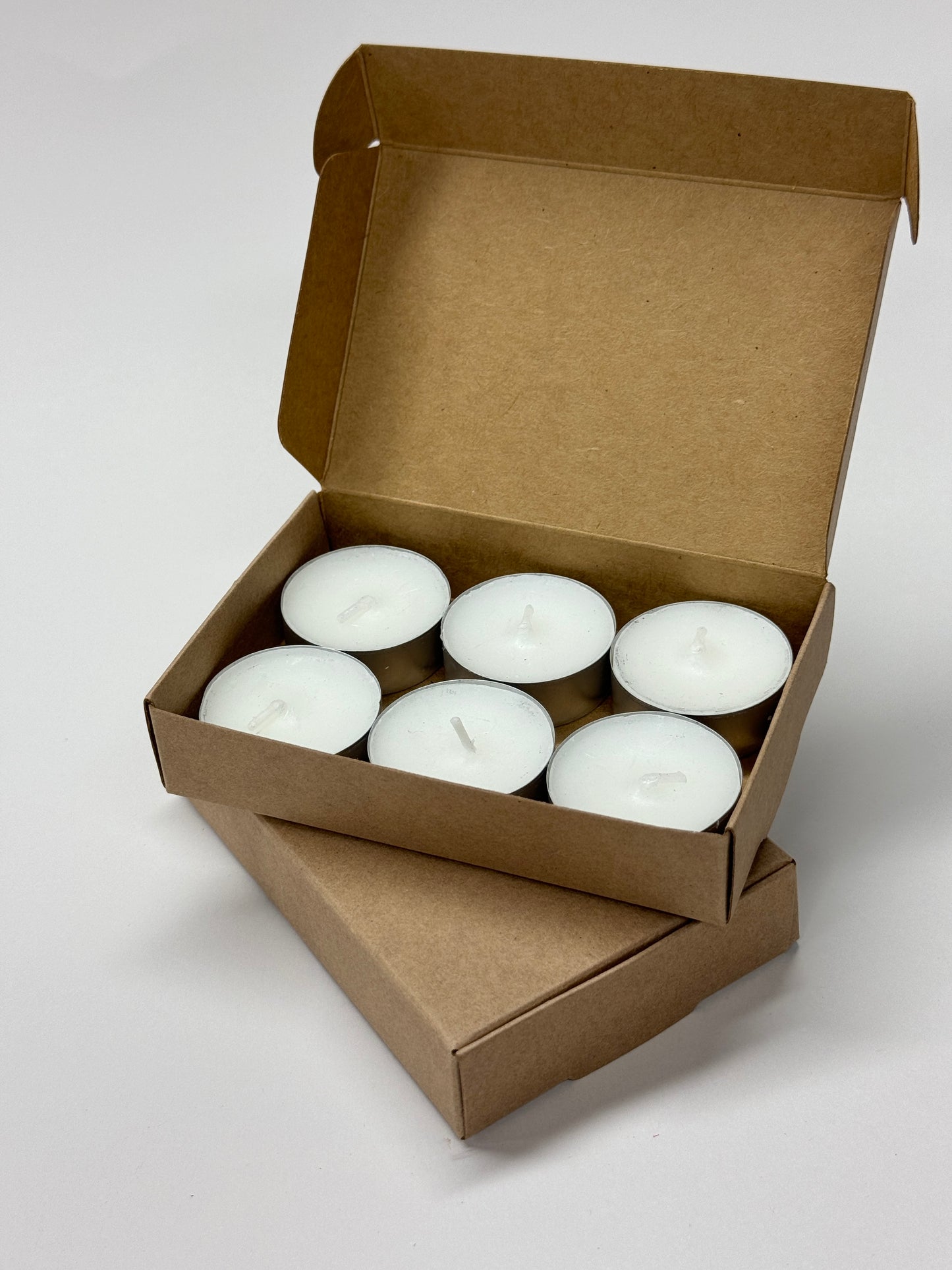 6 TEALIGHT CUPS / WAX MELTS BOX | Size 120 x 80 x 25mm | (Pack of 10)