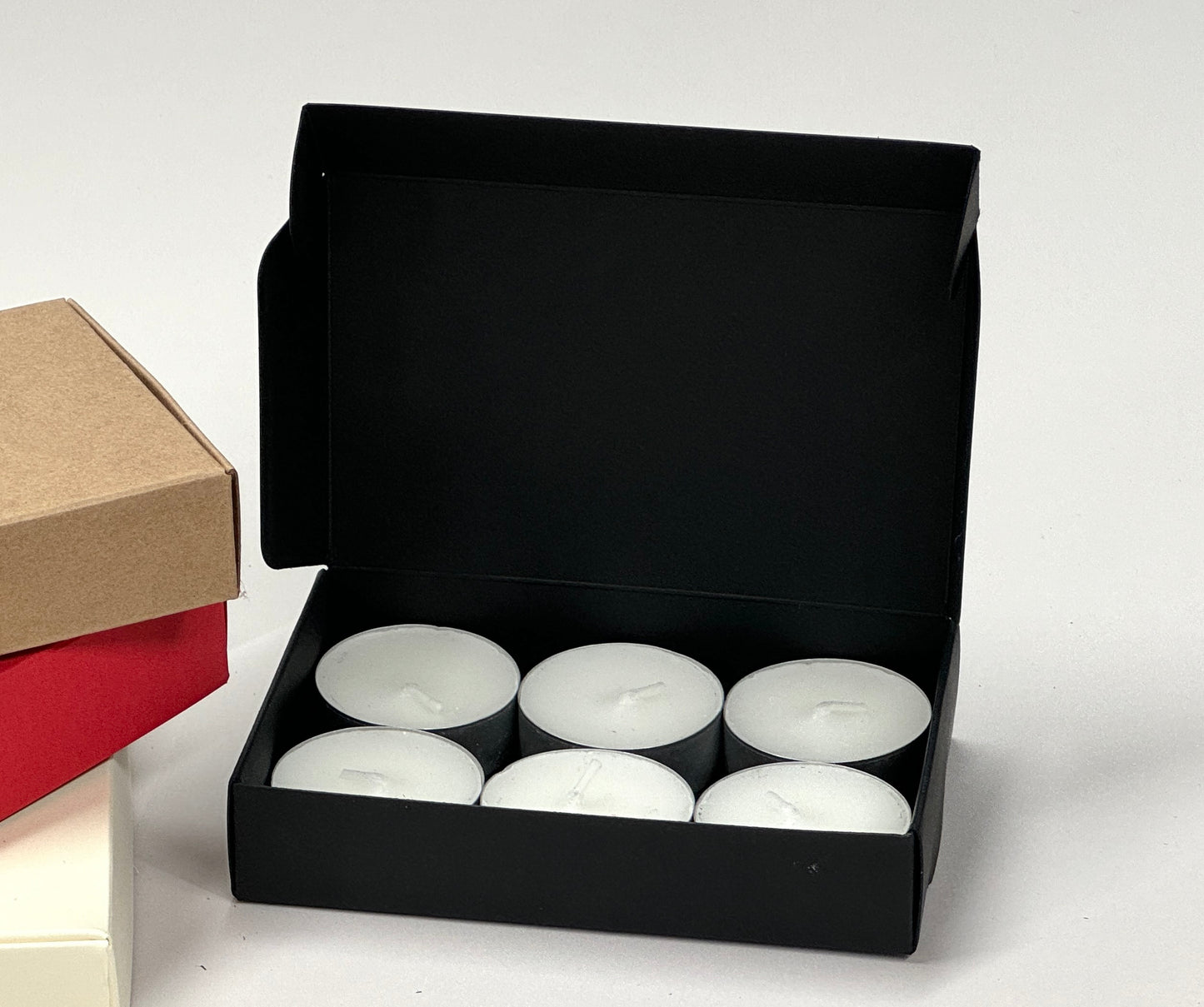 6 TEALIGHT CUPS / WAX MELTS BOX | Size 120 x 80 x 25mm | BULK QTYS