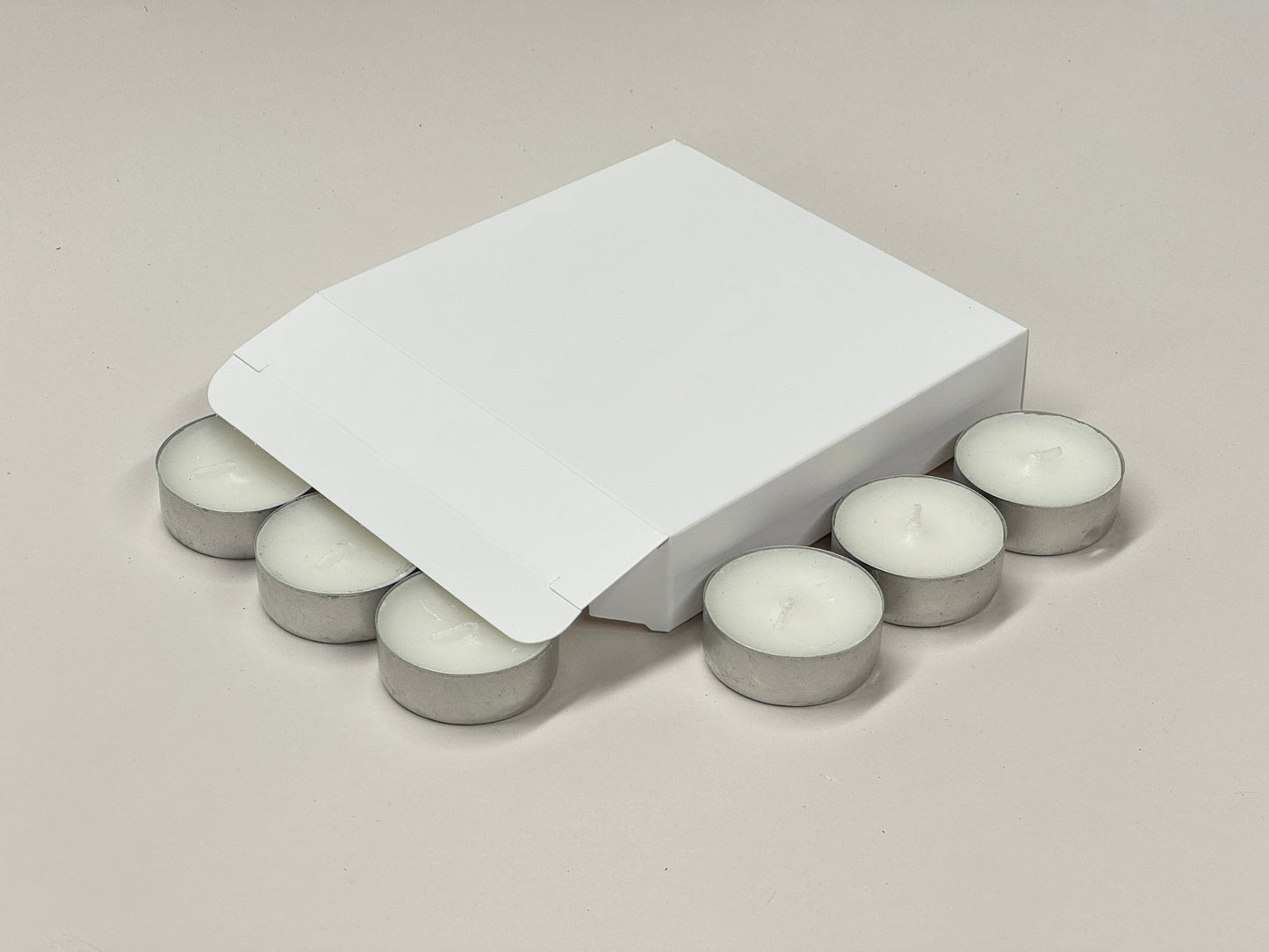 SLIM GIFT BOX - END OPENING | Size 120 x 120 x 25mm | Tealights/Textiles/Crafts