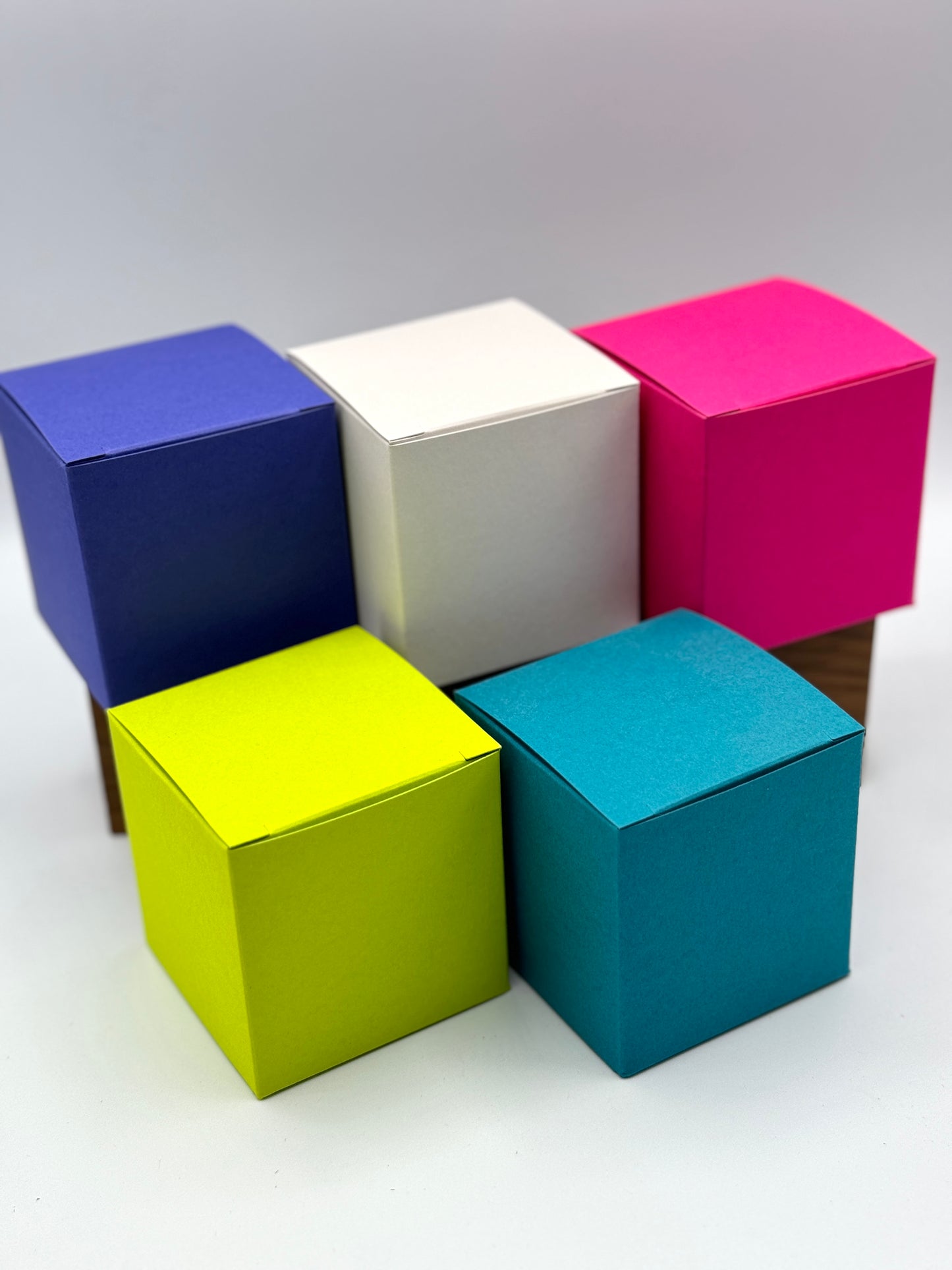 SALE | 7cm CUBE BOXES - Discontinued Colours