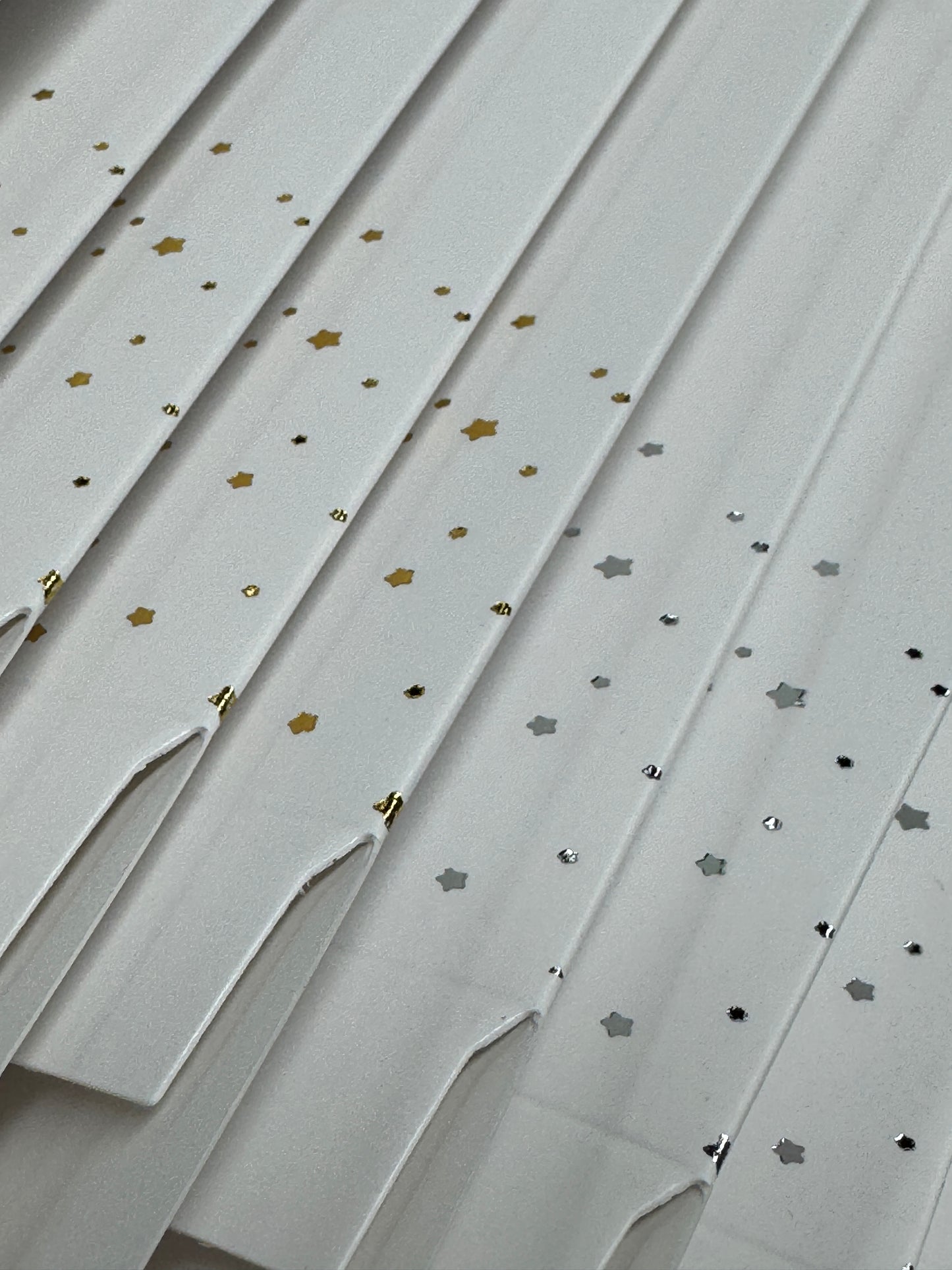 GOLD STARS Bottle Box | WHITE -  6 size options 10ml-100ml  | Limited Quantity