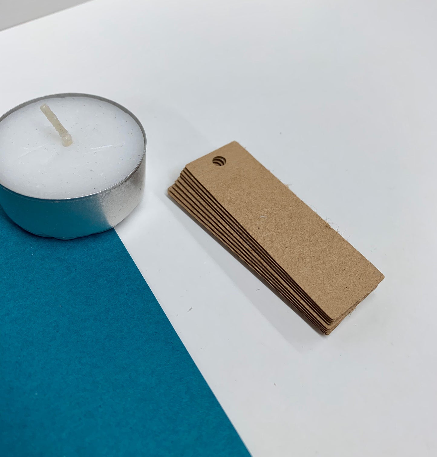 RECTANGLE Blank KRAFT tags | Sizes - x3 Options