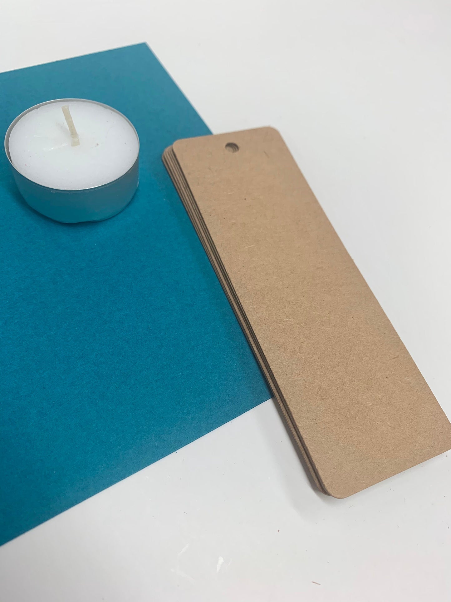 RECTANGLE/OBLONG Blank KRAFT tags | Size: 40 x 120mm