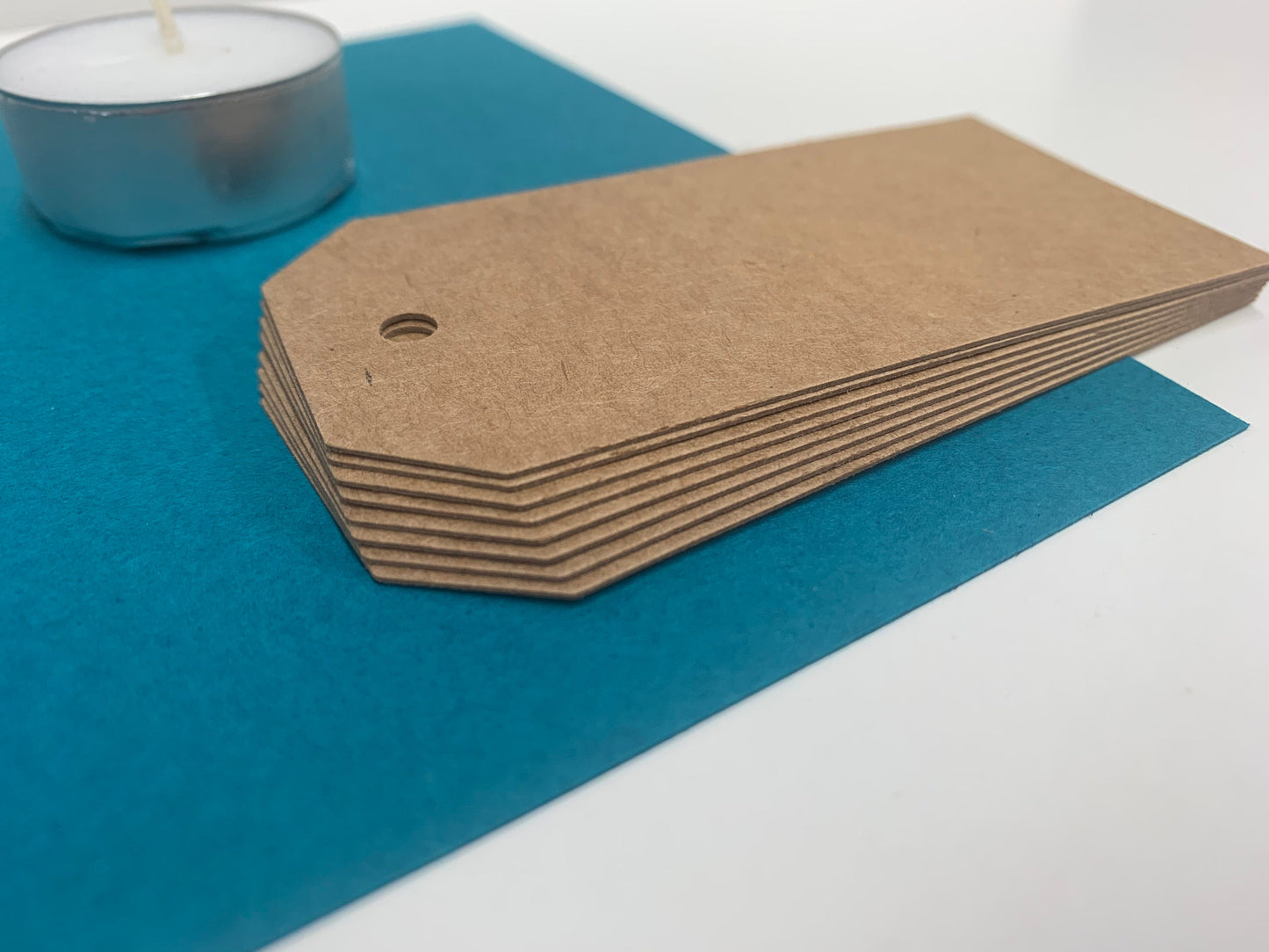 LUGGAGE Blank KRAFT tags | Size: 45 x 90mm