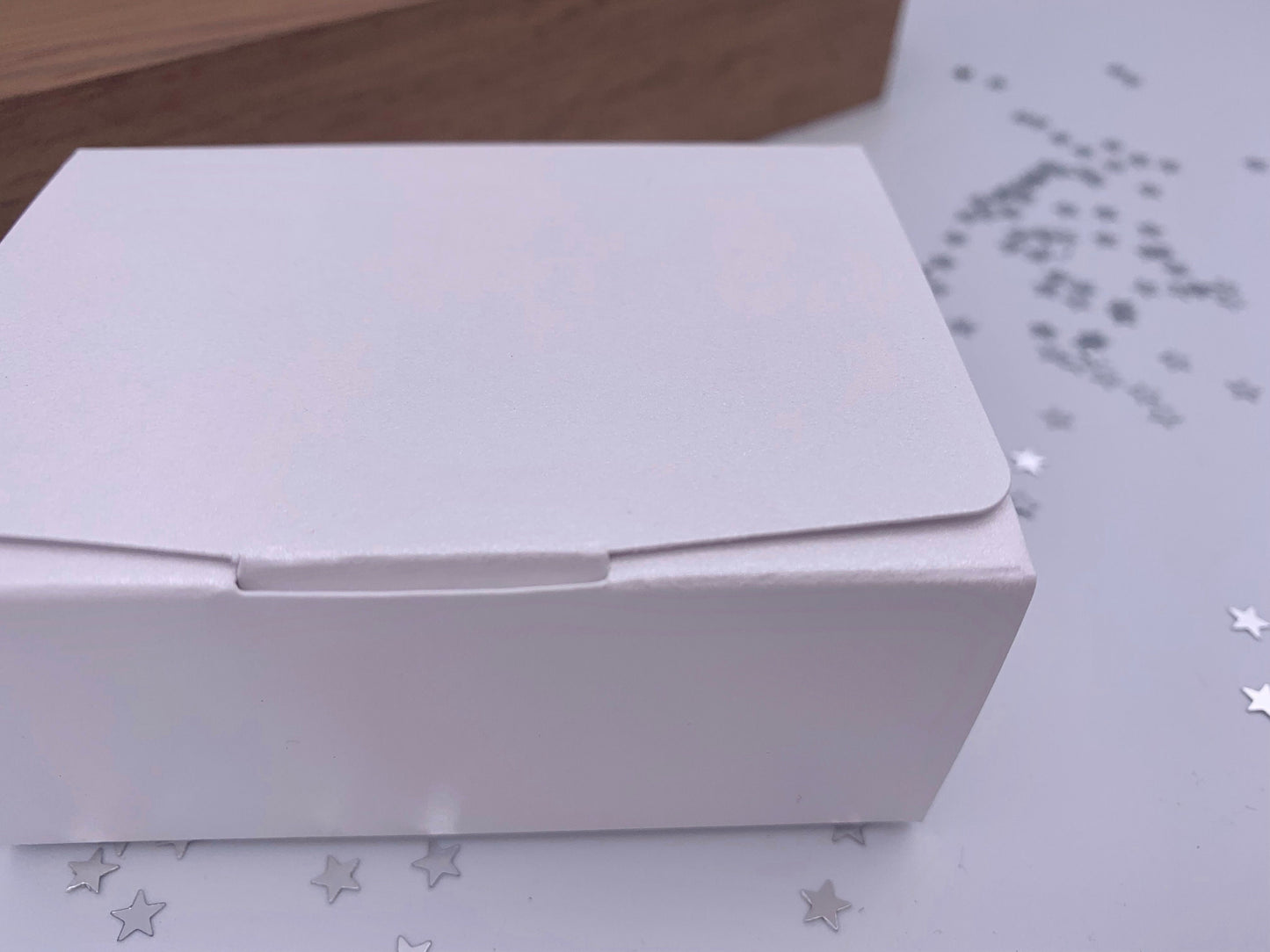 METALLIC RECTANGLE GIFT/FAVOUR BOXES - Small | Size 8.5cm x 6cm x 3.5cm (10 Boxes)