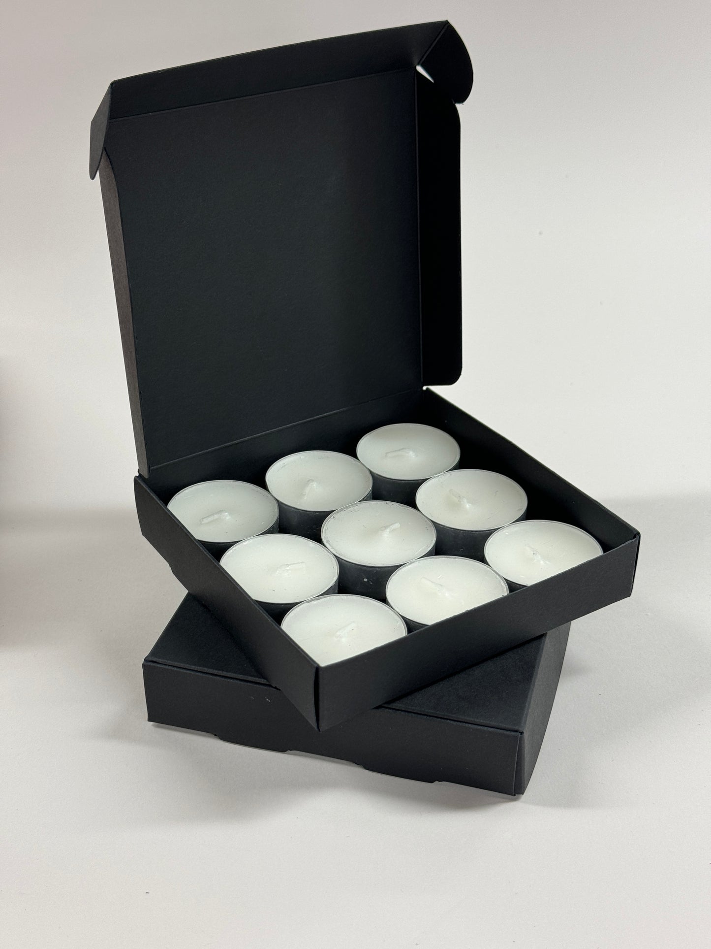 9 TEALIGHT CUPS / WAX MELTS BOX |  Size 120 x 120 x 25mm | BULK QTYS