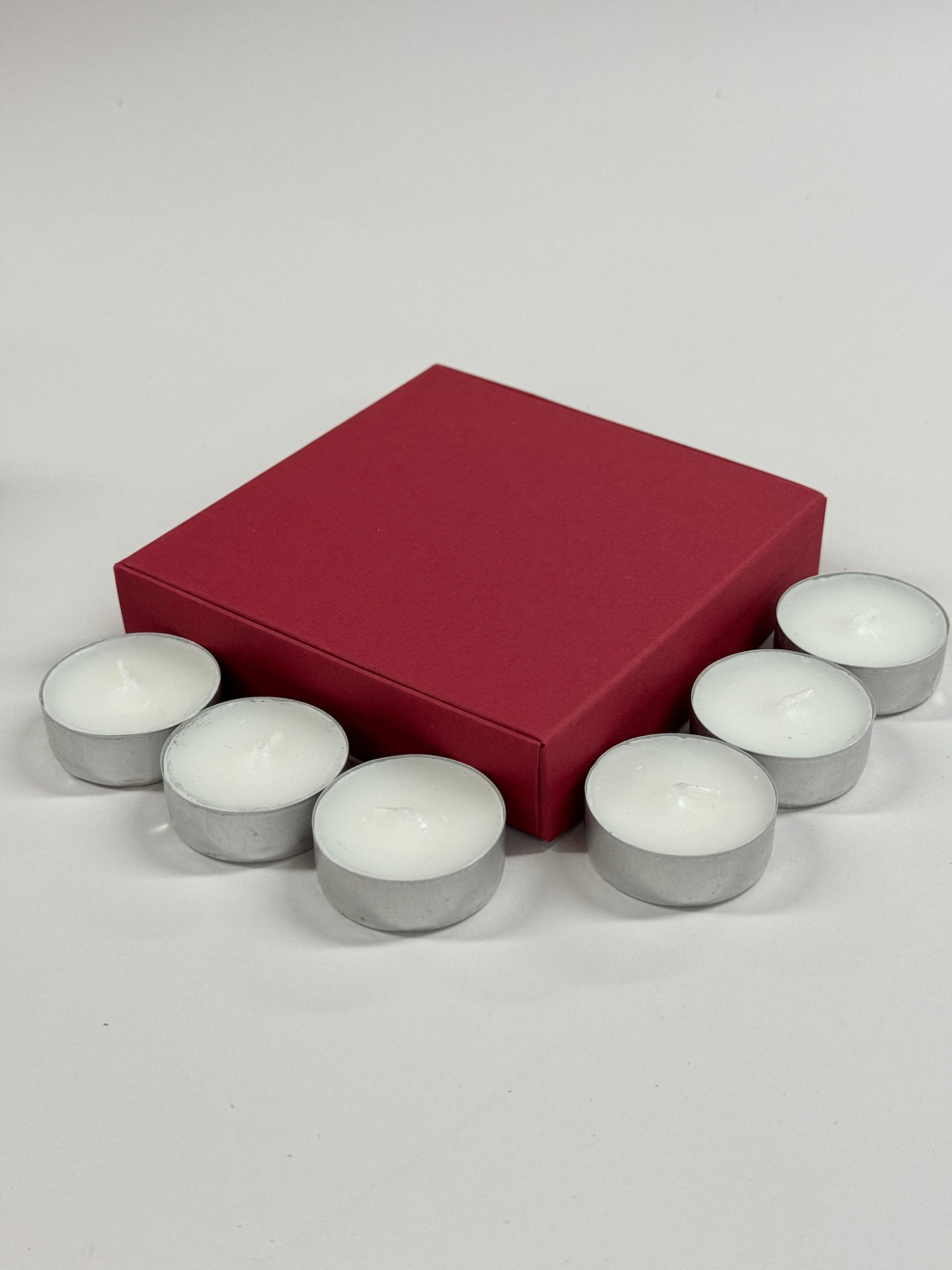 9 TEALIGHT CUPS / WAX MELTS BOX |  Size 120 x 120 x 25mm | (Pack of 10)