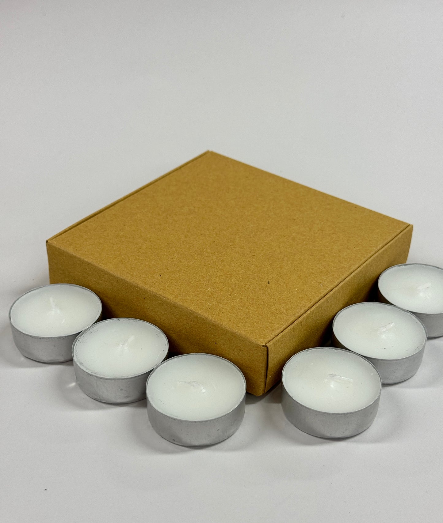 9 TEALIGHT CUPS / WAX MELTS BOX |  Size 120 x 120 x 25mm | (Pack of 10)