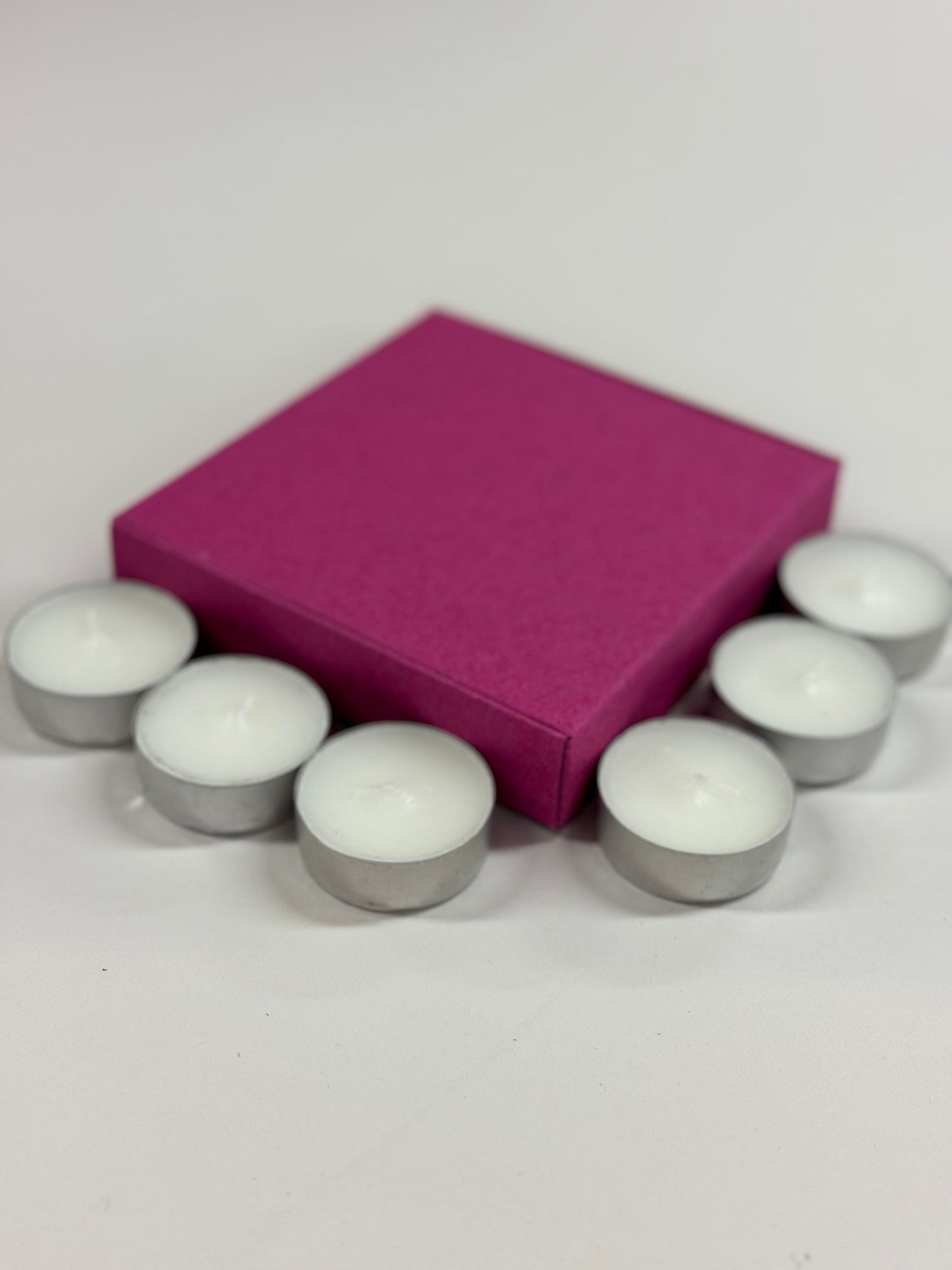 9 TEALIGHT CUPS / WAX MELTS BOX |  Size 120 x 120 x 25mm | (Pack of 10)