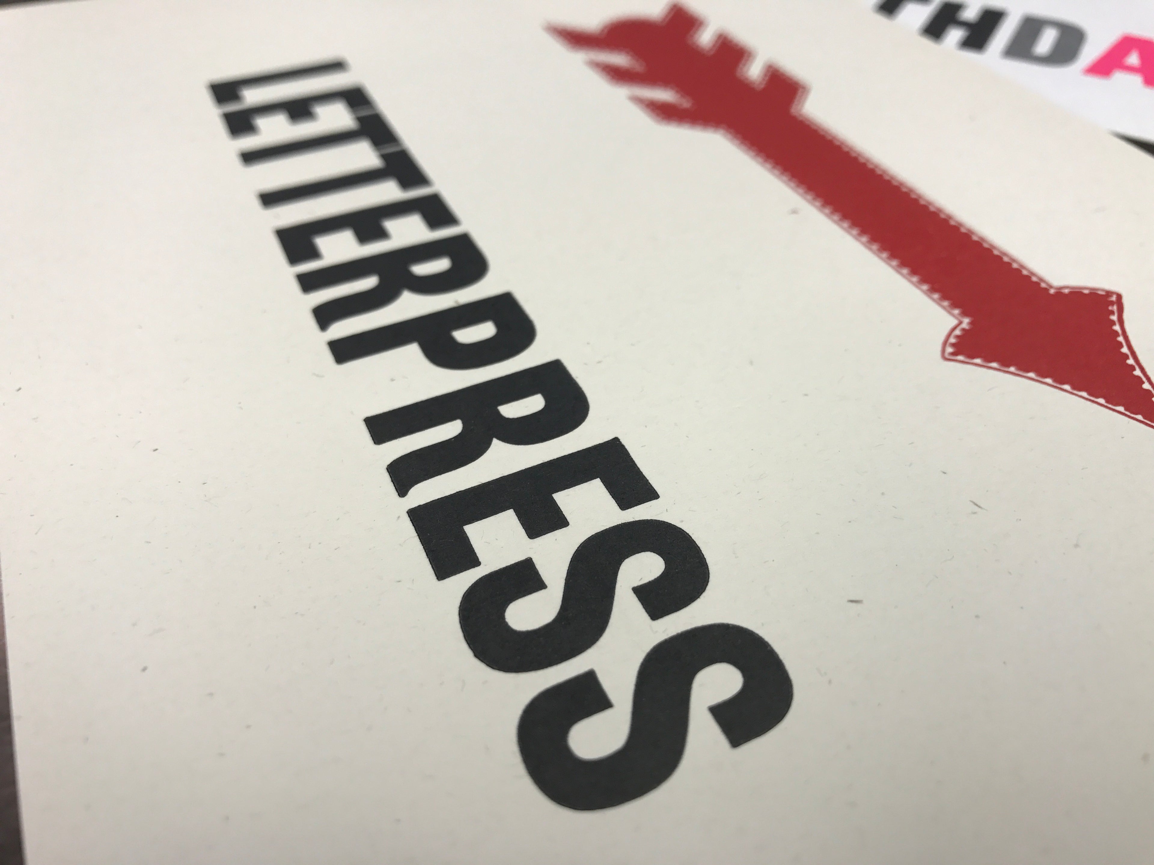 Load video: Letterpress printing using antique metal type. Creasing for spine with trimming as the final stage. Viola.. finished card!