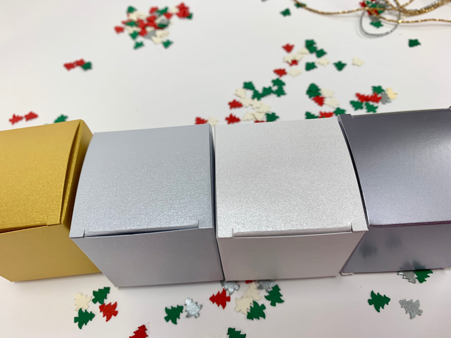 SALE | 5cm CUBE BOXES | Discontinued Colours