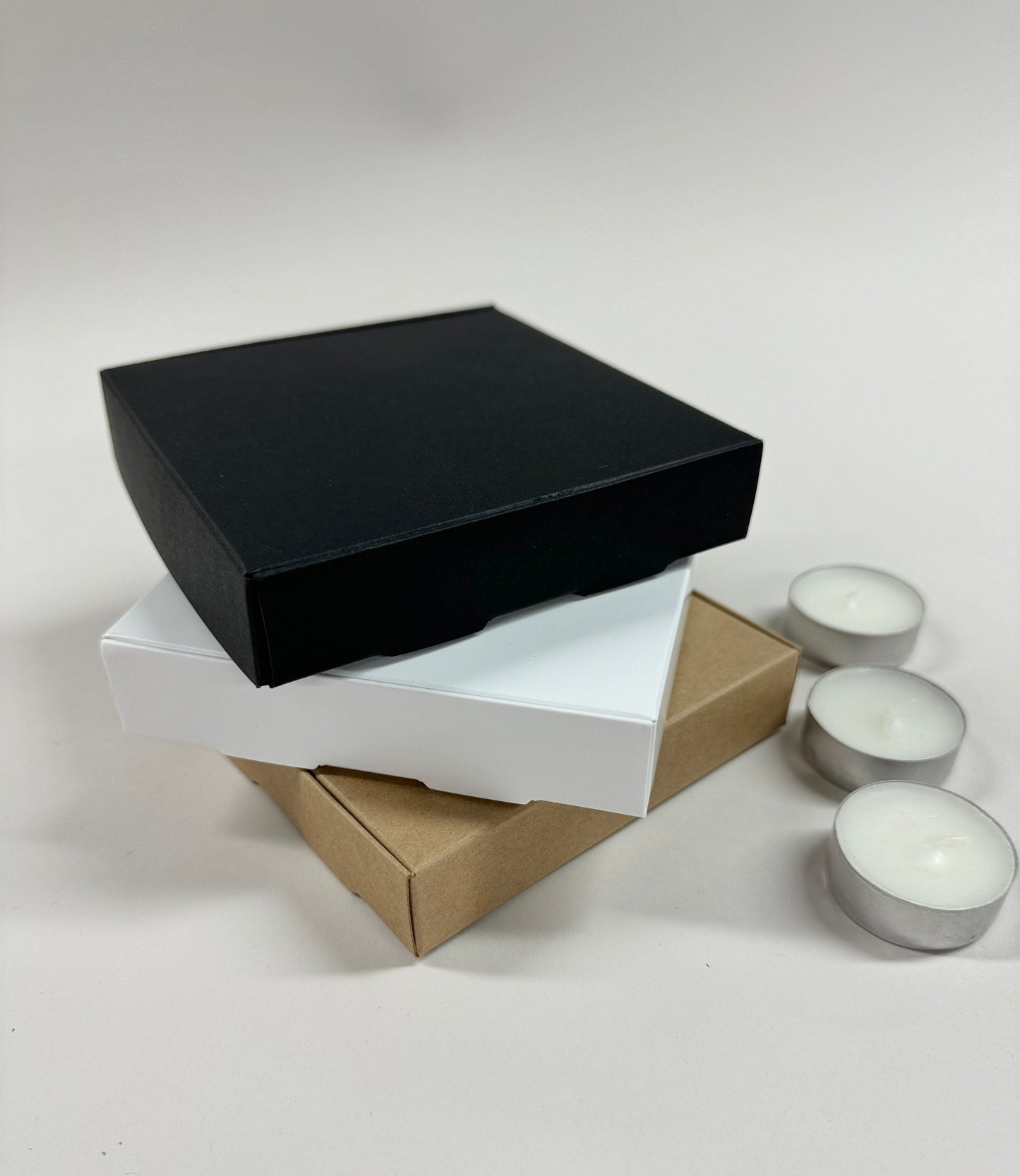 9 TEALIGHT CUPS / WAX MELTS BOX |  Size 120 x 120 x 25mm | BULK QTYS
