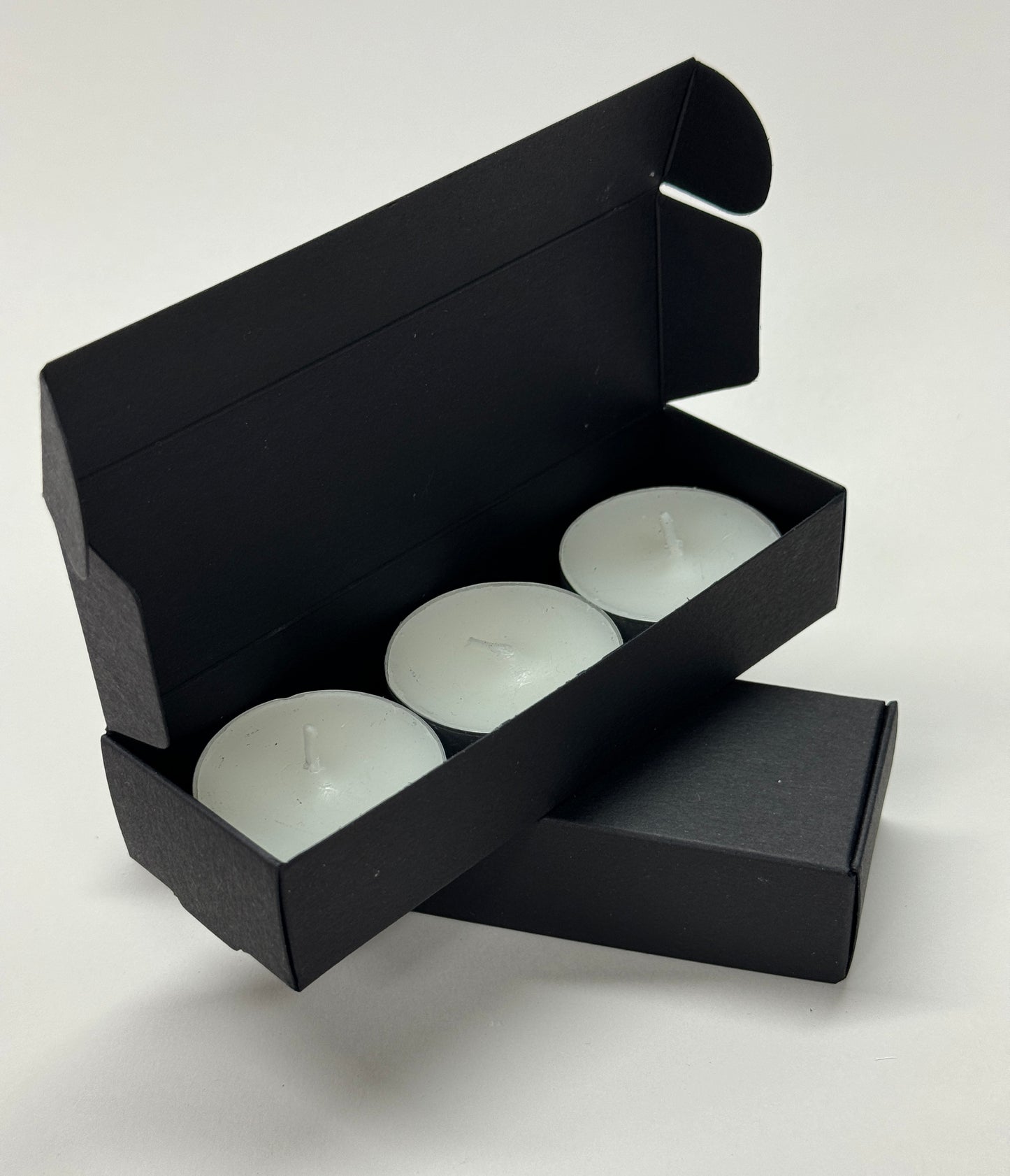 3 TEALIGHT CUPS / WAX MELTS BOX |  Size 120 x 40 x 25mm (Pack of 10)