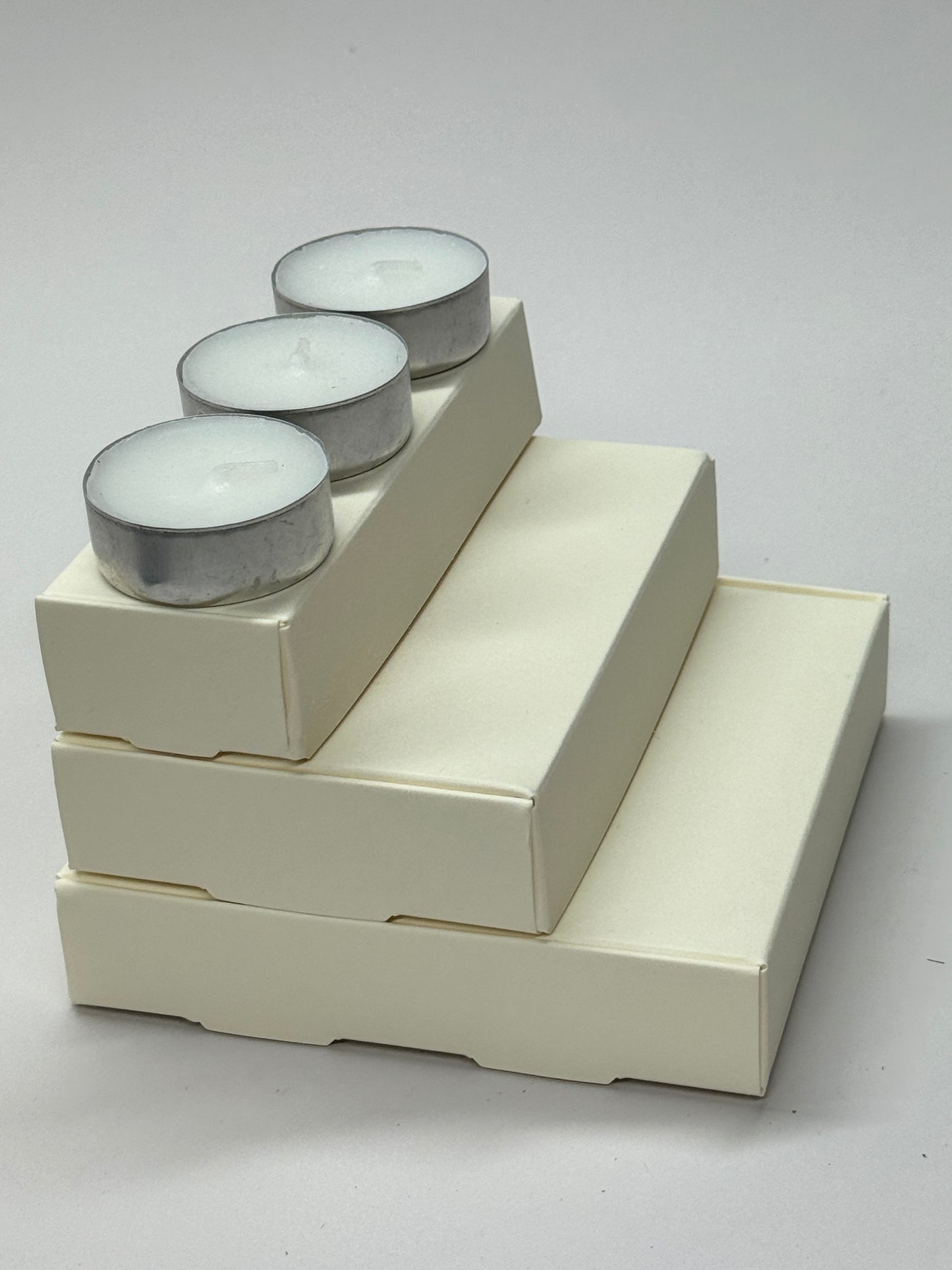 9 TEALIGHT CUPS / WAX MELTS BOX |  Size 120 x 120 x 25mm | BULK QTYS