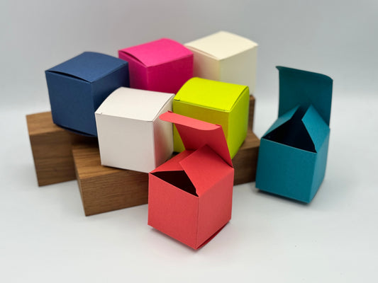 SALE | 5cm CUBE BOXES | Discontinued Colours