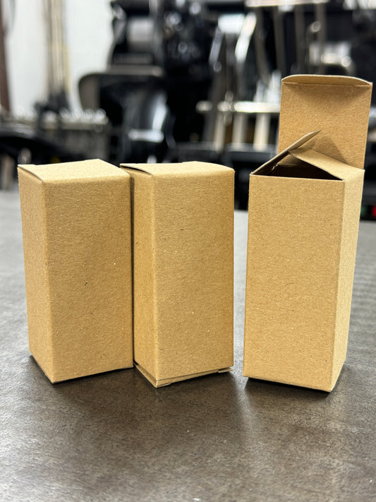 START-Up RANGE Bottle Box - ECO KRAFT | Size 30 x 30 x 70mm | 15ml Essence