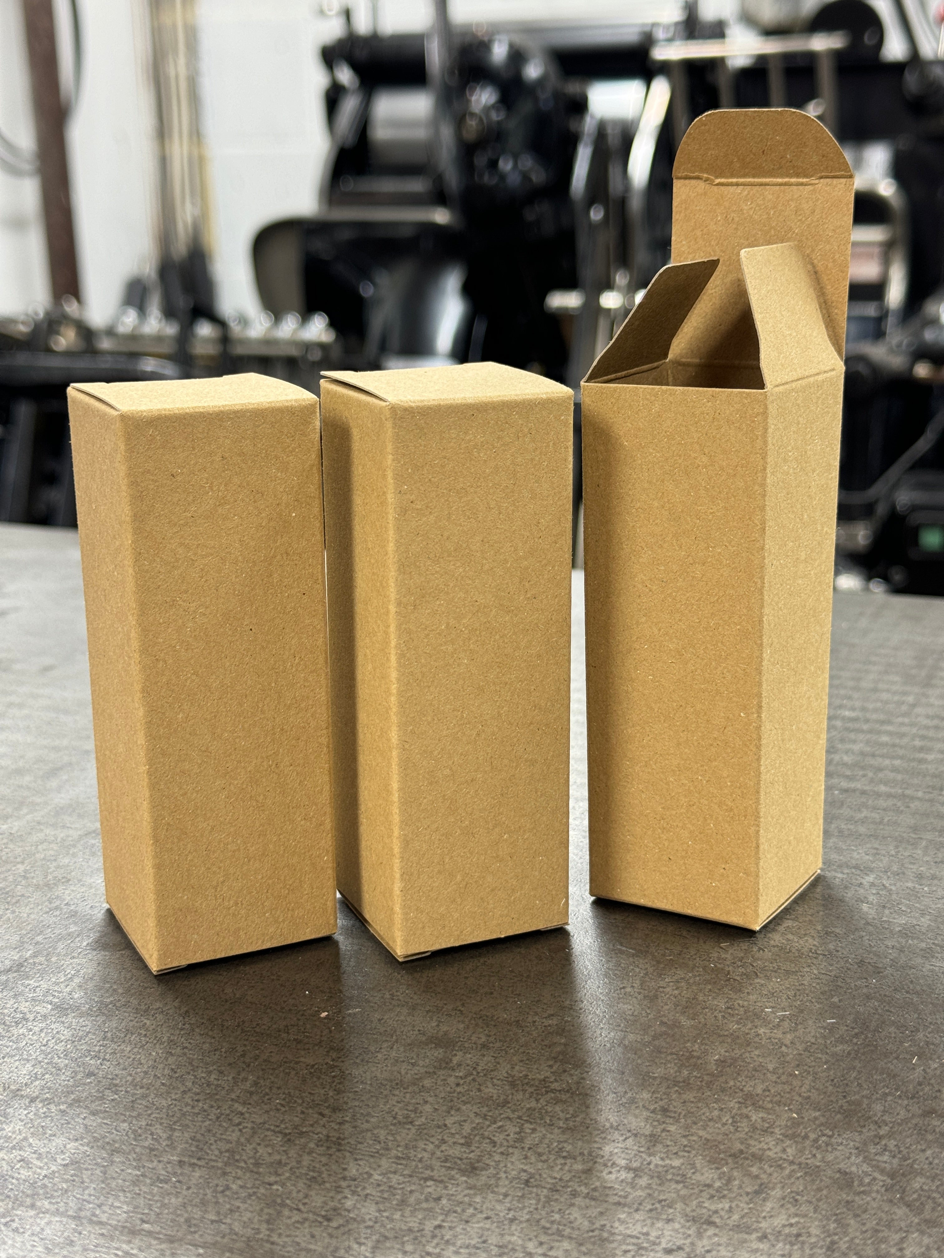 START Up RANGE 50ml Bottle Box ECO KRAFT Size 42 x 42 x 123mm x 10 Boxes
