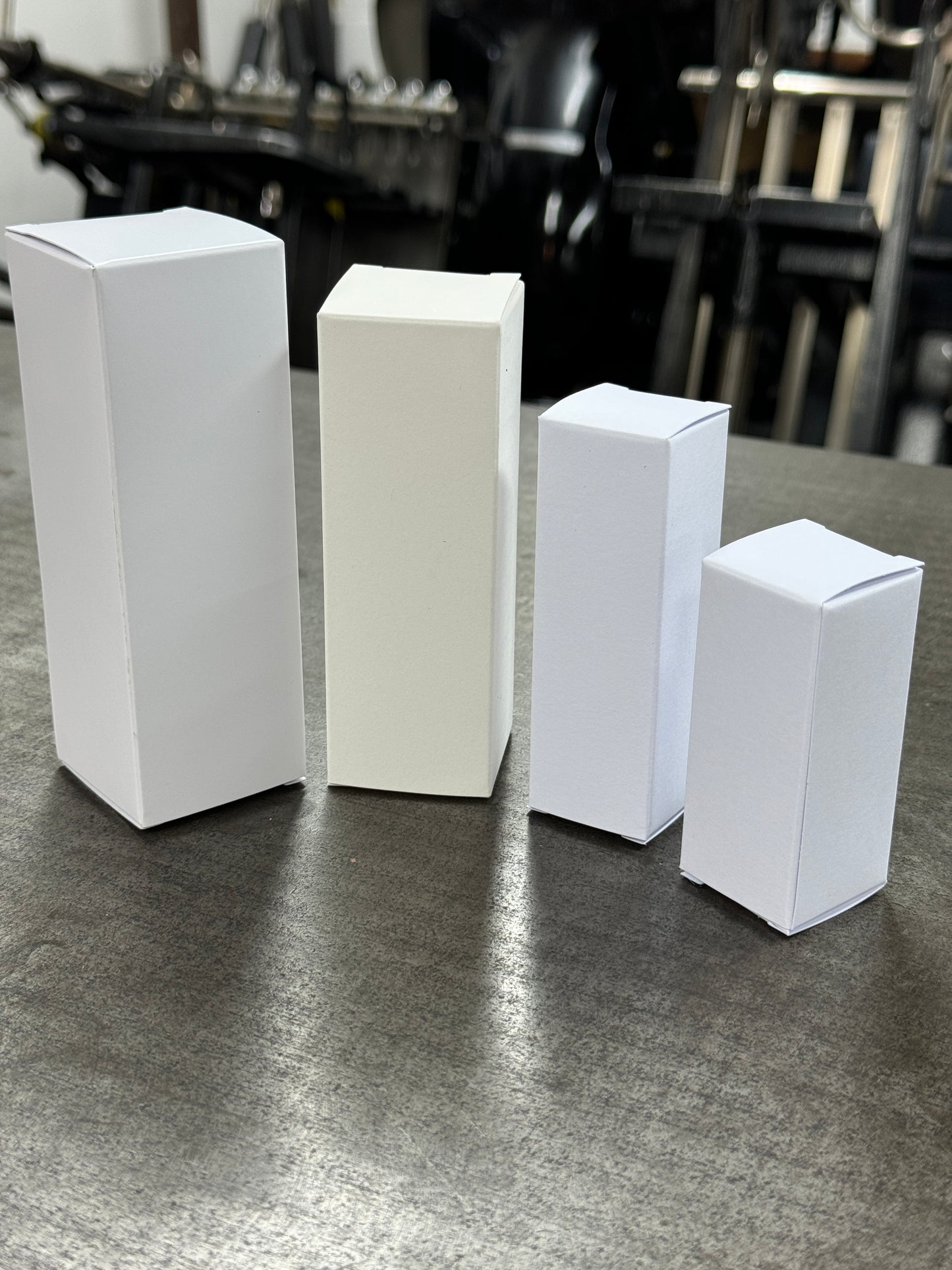 START-Up RANGE Bottle Box - BRIGHT WHITE  | Size 30 x 30 x 90mm | 15ml Dropper Bottle