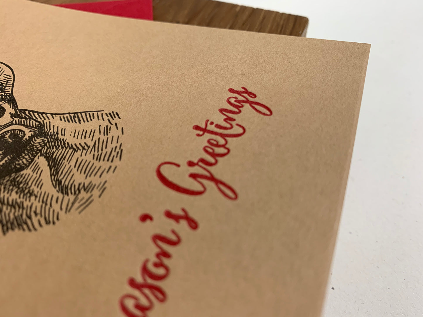 Letterpress "STAG" Christmas Cards |  Size: A6