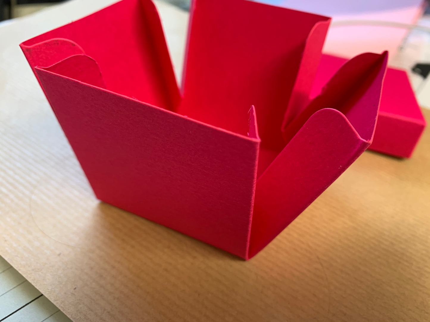 6cm Square Gift Box with Petal Drop Sides + Lid
