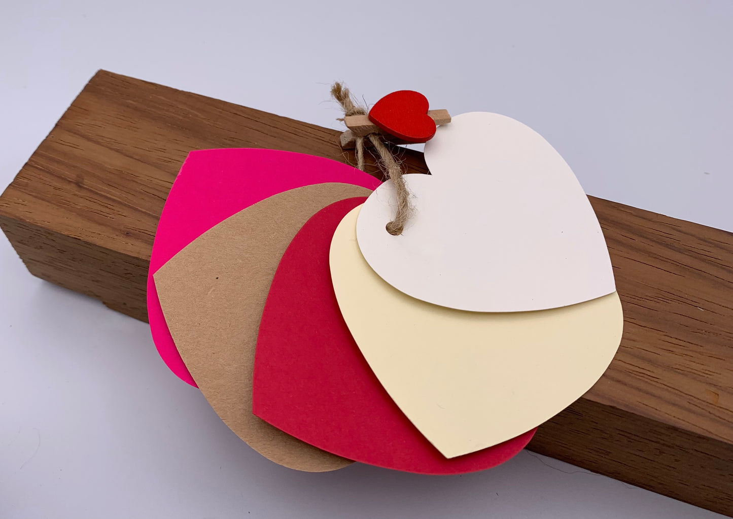 HEART Gift Tags Size: 3 LARGE / Colour options available