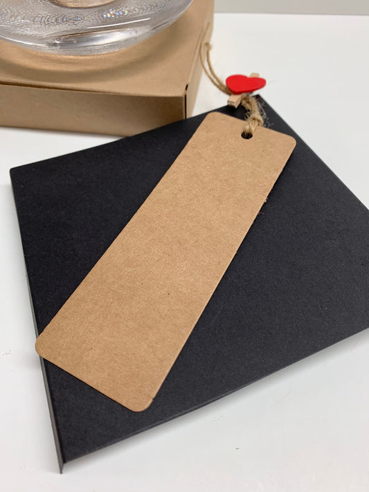 RECTANGLE/OBLONG Blank KRAFT tags | Size: 40 x 120mm