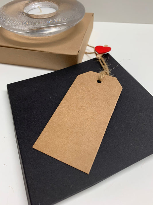 LUGGAGE Blank KRAFT tags | Size: 45 x 90mm