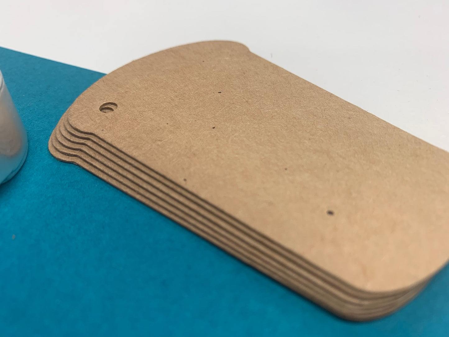 TAKE AWAY COFFEE CUP Blank KRAFT Gift tags | Size: 53mm x 84mm