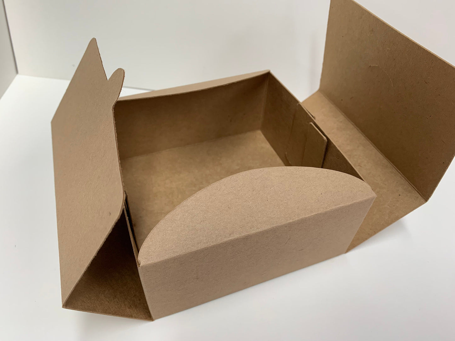 SQUARE BOX - Large  (Top Tab) | Size - 12.5 x 12.5 x 6cm (5 Boxes)
