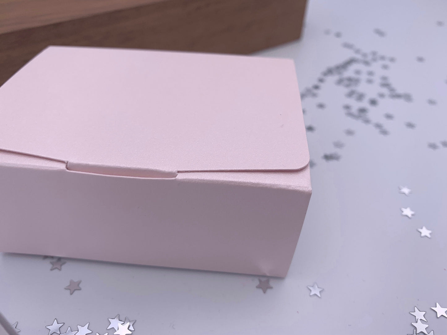 METALLIC RECTANGLE GIFT/FAVOUR BOXES - Small | Size 8.5cm x 6cm x 3.5cm (10 Boxes)
