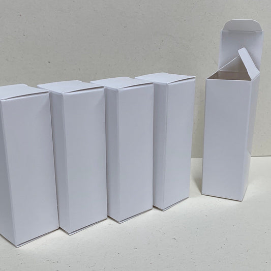 CLEARANCE - 15ml BOTTLE BOX - Size 30 x 30 x 70mm | Standard White