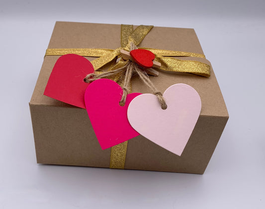 CLEARANCE - HEART Gift Tags. Size:1 Small / Colour options available