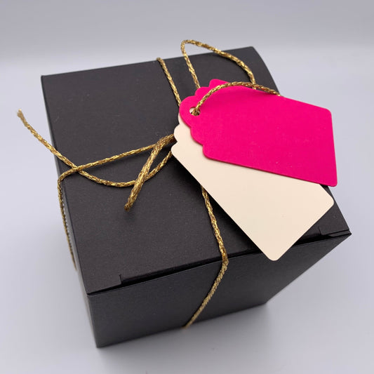 SCALLOP TOP Gift/Product Tags. Size: 1 Small /   8  different Colour options